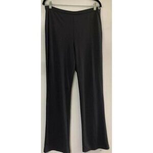 Against Gravitee Gray straight slacks. Side Zipper